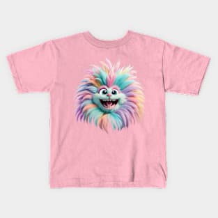 Crazy happy fluffball. Kids T-Shirt